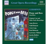 George Gershwin Porgy and Bess (Wallenstein, Lapo, Heifetz) (CD) Album