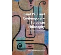 Gert-Jan Van Der H Saint Paul and Contemporary European Philo (Copertina rigida)