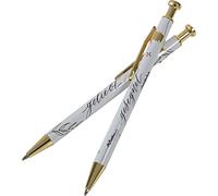 Gerth Medien Set di penne a sfera con parole in fiore