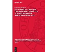 Gertraud Richte Die Ausrichtung Der Transversaleinsätze Von E (Copertina rigida)