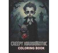 Gertrude Walsh Creepy Horror Gothic Coloring Book (Tascabile)