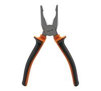 Gertu Gszuni_180-6 pinze universali, 180 mm, colore: Nero/Arancione/Grigio