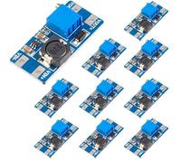 GERUI 10 convertitori DC-DC Step Up Boost 2 V-24 V fino a 5 V-28 V, convertitore di tensione 2 a e 5 V, 9 V, 12 V, 28 V, alimentatore di rete compatibile con Arduino