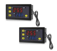 GERUI 2 pezzi W3230 20 A DC 110-220 V, termostato digitale, interruttore di temperatura 50-120 ℃ con sensore NTC 10 K.