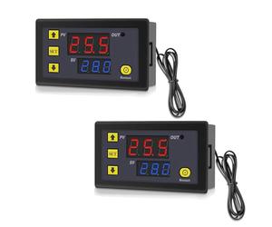 GERUI 2 pezzi W3230 20 A DC 110-220 V, termostato digitale, interruttore di temperatura 50-120 ℃ con sensore NTC 10 K.