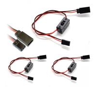 GERUI 3 cavi interruttori di alimentazione interruttore 15 cm cavo JR BEC maschio a femmina RX On/Off RC interruttore di alimentazione per Servo ricevitore batteria Lipo RC10 modello di veicolo e