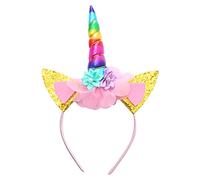 GERUI Cerchietti per capelli per bambini, per Pasqua, compleanno, compleanno, feste, carnevale, accessori per feste (sette colori)