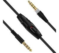 GERUI HyperX Cloud Alpha, cavo audio di ricambio da 3,5 mm maschio a maschio, con controllo del volume per HyperX Cloud, per cuffie HyperX Cloud Alpha, Cloud Flight, per cuffie da gioco G933
