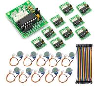GERUI Motore passo-passo 10 x 5 V 28BYJ-48 ULN2003 e 10 pezzi scheda driver ULN2003 per Arduino