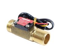 GERUI Sensore di flusso dell'acqua G3/4, sensore di flusso dell'acqua 3/4'', misuratore di flusso, interruttore di flusso Hall, interruttore di flusso dell'acqua, 1-30 L/min