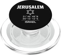 Gerusalemme Coordina Israel Heritage Star of David PopSockets PopGrip per MagSafe