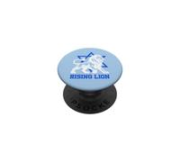 Gerusalemme Israele Leone Rising Ebreo Stella Di David Vintage PopSockets PopGrip Adesivo