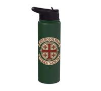 Gerusalemme Terra Santa (in latino) Cavalieri Templari Croce Stainless Steel Insulated Water Bottle