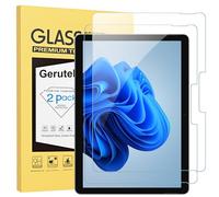 Gerutek 2 Pezzi Pellicola Protettiva per Microsoft Surface Go 4/Go 3/Go 2/Go 10.5 Pollici, Pellicola in Vetro Temperato per Surface Go 4/3/2/1 [0,33 Ultra Trasparente][Antigraffio][Senza Bolle][9H]