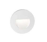 GES2110N- SEGNAPASSI LED 4000K 197LM 3W IP65 ALLUMINIO BIANCO E VETRO INCASSO