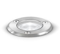 GES220C- SEGNAPASSI IN ACCIAIO INOSSIDABILE E ALLUMINIO CALPESTABILE AD INCASSO A LED 3000K 89LM 1W