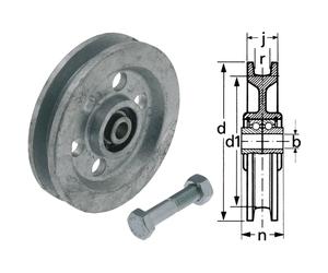 Gesa Rullo per cancello scorrevole serie n. 52 Z