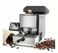GESAIDES Macchina Tostatrice Completamente Automatica, Macchina Tostatrice per Chicchi di caffè, Macchina Tostatrice Elettrica per Noci con Tubo di Riscaldamento in Acciaio Inossidabile