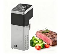 GESAIDES Sous Vide, Cucina a Bassa Temperatura, 16000W Sous Vide Cooker, Temperatura (0-99°C) e Timer, Cottura Sottovuoto per Cena in Famiglia, Pasti Natale