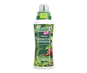 GESAL BIO Concime Liquido per Aromatiche & Peperoncini, 500 ml | Esalta il profumo e l'intensità del sapore delle aromatiche ed è consentito in agricoltura biologica