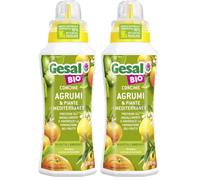 GESAL Concime BIO Agrumi & Piante Mediterranee, Per Fioriture e Fruttificazioni Intense, 500 ml (Confezione da 2)
