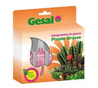GESAL Nutrimento in Gocce per Piante Grasse, Efficacia per 15 giorni, 5 Fiale da 40 ml, 200 ml