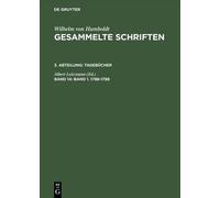 Gesammelte Schriften, Band 14, Band 1. 1788-1798 (Copertina rigida)