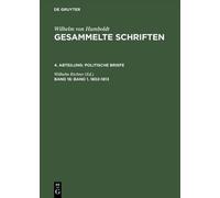 Gesammelte Schriften, Band 16, Band 1. 1802-1813 (Copertina rigida)