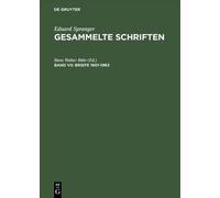 Gesammelte Schriften, Band VII, Briefe 1901-1963 (Copertina rigida)