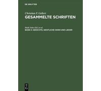 Gesammelte Schriften, Bd II, Gedichte, Geistliche Oden und Li (Copertina rigida)