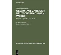 Gesamtausgabe der deutschsprachigen Werke, Band VIII, Lustspi (Copertina rigida)