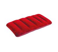 Gesar Cuscino Gonfiabile ultraleggero da Campeggio - Comprimibile - Compatto e Confortevole - Utilizzabile come accessorio da Campeggio, in Piscina e in spiaggia al mare. (Rosso)