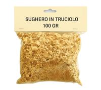 Gesar Sughero per Presepe Naturale 100gr - Sughero Corteccia e Granuli per Presepi, Materiale e Accessori per Presepe Artigianale, Muschio e Decorazioni Natalizie, Paesaggio Presepe Realistico