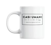 Gesar Tazza Divertente 'Casi Umani' - Idee Regali Originali per Uomo e Donna - Regalo di Compleanno e Natale - Frasi Divertenti - Humor