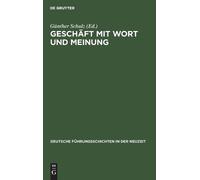 Geschäft Mit Wort Und Meinung (Copertina rigida)