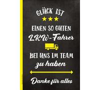 Geschenk LKW Fahrer: Praktisches Notizbuch A5 liniert Notiz Buch für besten LKW-Fahrer schöne Geschenkidee von Team Kollegen an Trucker die Fachkraft im Fahrbetrieb und Fernfahrer Kollege Spedition