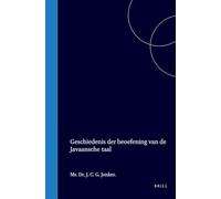 Geschiedenis Der Beoefening Van de Javaansche Taal