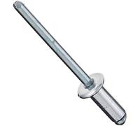 GESIPA 100 rivetti ciechi in alluminio Ø 3,0 x 6,0 mm | spessore del materiale rivettabile 2,5 - 3,5 mm | rivetti di qualità industriale | acquistati dai professionisti della tecnica rivettettettata