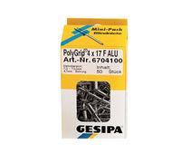 Gesipa 1464826 Rivetti ciechi in Acciaio Inox PolyGrip, Argento, 4 x 17 mm