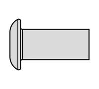 Gesipa Caricatore per rivetti ciechi G-Speed® alluminio, testa tonda piatta 4,8x4,0 L=: 485mm, misura standard Quantità:15000