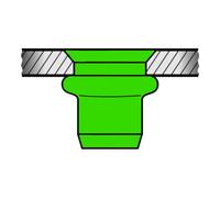 Gesipa Dadi per rivetti ciechi, testa svasata, acciaio inox A4 M M 6x9x18,5 Quantità:250