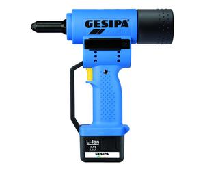 Gesipa Pistola per rivetti ciechi AccuBird, 1 batteria agli ioni di litio 2Ah, caricabatterie Quantità:1