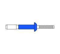 Gesipa Rivetti ciechi Mega Grip FLAKO, acciaio zincato 6,4x14,1 S Quantità:1500