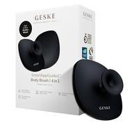 GESKE Body Brush | 4 in 1 | Spazzola detergente per tutto il corpo | Pulizia profonda professionale | Morbide setole in silicone | Design ergonomico per presa a due dita | Deterge/massaggia