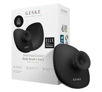 GESKE Body Brush | 4 in 1 | Spazzola detergente per tutto il corpo | Pulizia profonda professionale | Morbide setole in silicone | Design ergonomico per presa a due dita | Deterge/massaggia