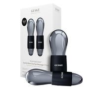 GESKE SmartAppGuided™ Cool & Warm Duo Eye Massager | 7 in 1 | Doppio massaggiatore salva-tempo | Occhi e viso | Raffredda e riscalda senza batteria | Rassoda, rilassa e sgonfia la pelle