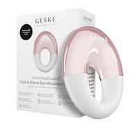 GESKE SmartAppGuided™ Cool & Warm Eye Massager | 7 in 1 | Massaggiatore multifunzione | Occhi/viso | Raffredda/riscalda senza batteria | Rassoda, rilassa e sgonfia | Pratico design ad anello