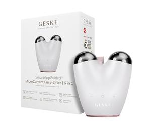 GESKE | Dispositivo lifting viso a microcorrente SmartAppGuided™ | 6 in 1 | Lifting facciale | Strumenti per la cura della pelle | Dispositivo anti-età | Microcorrente anti-rughe