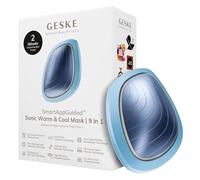 GESKE | Maschera sonica effetto caldo e freddo SmartAppGuided™ | 9 in 1 | Spettro LED completo e terapia a luce rossa | Maggiore assorbimento dei prodotti cosmetici | Massaggiatore facciale