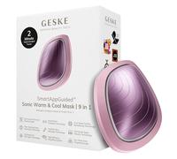 GESKE | Maschera sonica effetto caldo e freddo SmartAppGuided™ | 9 in 1 | Spettro LED completo e terapia a luce rossa | Maggiore assorbimento dei prodotti cosmetici | Massaggiatore facciale